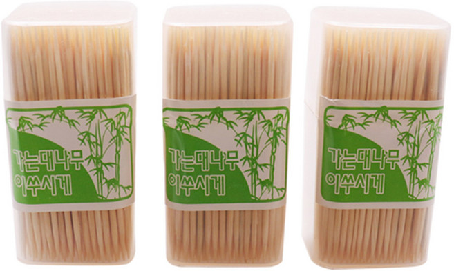 오시요마켓 가는 대나무 이쑤시게 이쑤시개 요지 3P 1100개입, 1개, 1100개
