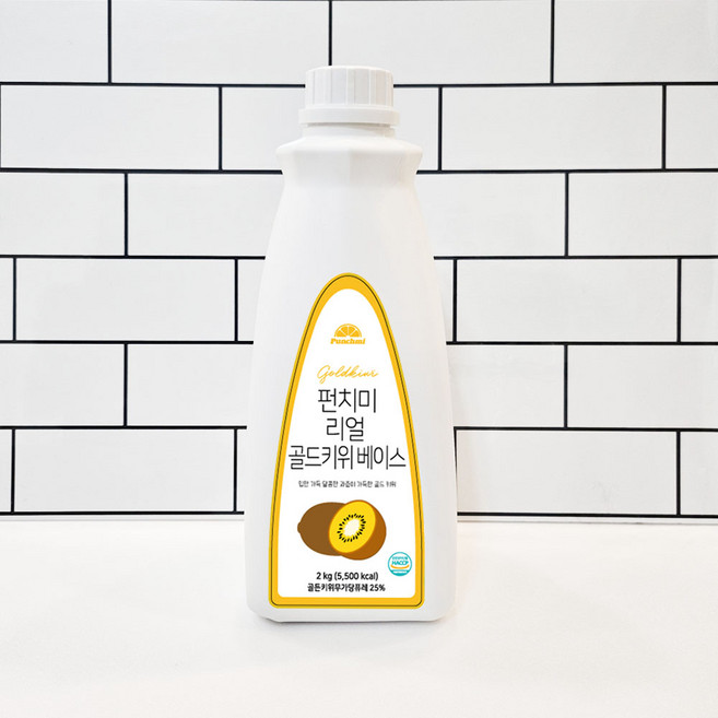 펀치미 리얼 골드키위 베이스 대용량, 1개, 2kg