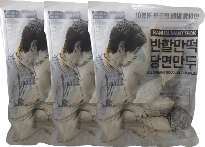 반야월할매 당면만두 3kg, 420g, 3개