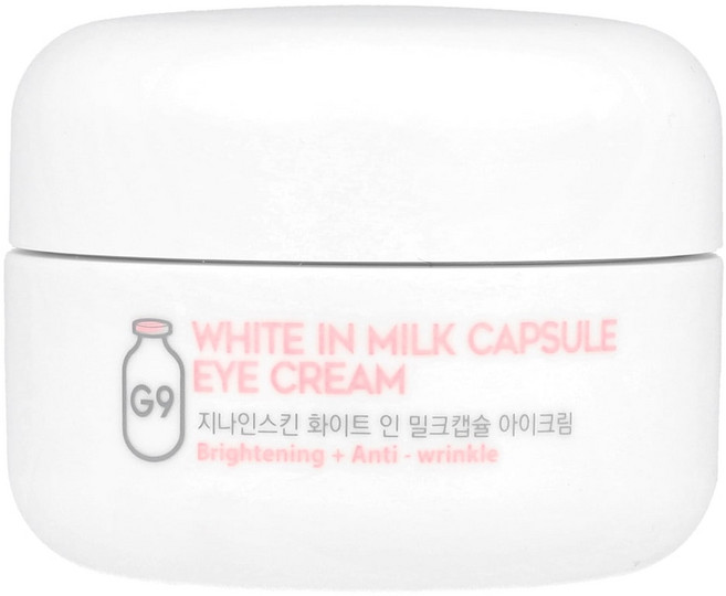 지나인스킨 화이트 인 밀크 캡슐 아이 크림 30 g, GNI65266, 30g, 1개