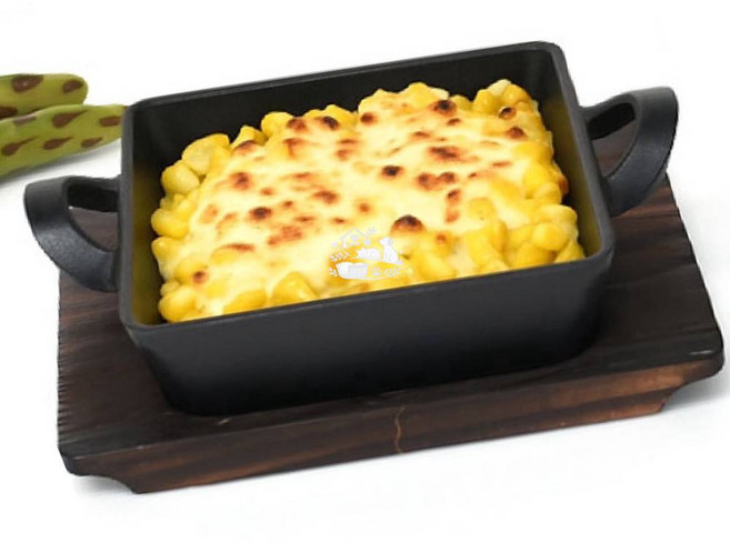 무쇠 주물 정사각 스테이크 서버 스테이크철판 무쇠펜 고기철판, 정사각서버세트