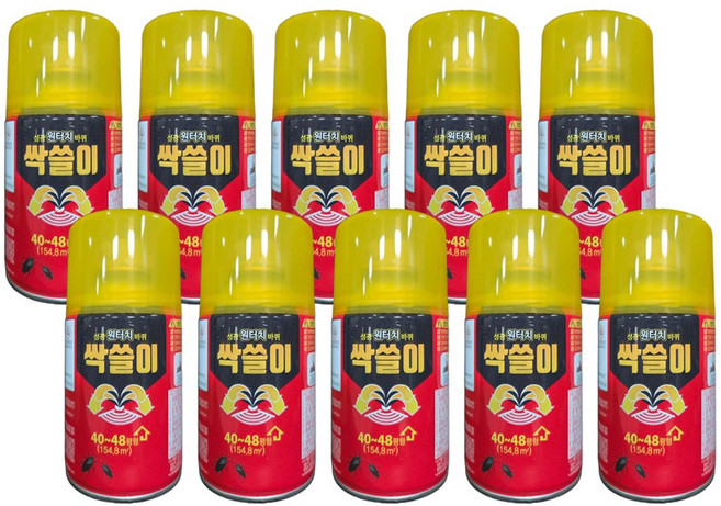 싹쓸이 원터치에어졸101ml/바퀴벌레 해충구제, 202ml, 10개