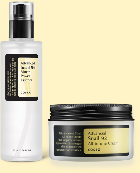 코스알엑스 어드벤스드 스네일 96 뮤신 파워 에센스 & 올인원 크림 기획세트, 1개, 100ml