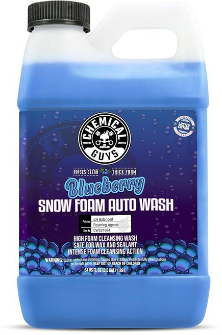 케미컬 가이즈 CWS 110 허니듀 스노우 폼 세차 비누(폼 대포 총 또는 버킷 워시와 함께 작동) 트럭 오토바이 RV 등에 안전 128온스(1갤런), 64 Fl Oz (Pack of 1), WATERMELON, 1개