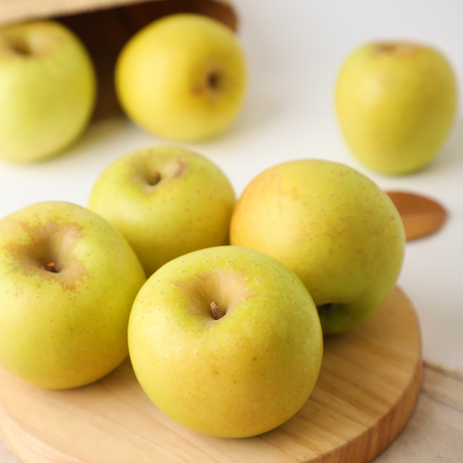 [당일배송] 버프템 경북 시나노골드 황금 사과 노란사과 (가정용), 1박스, 5kg(중대과)