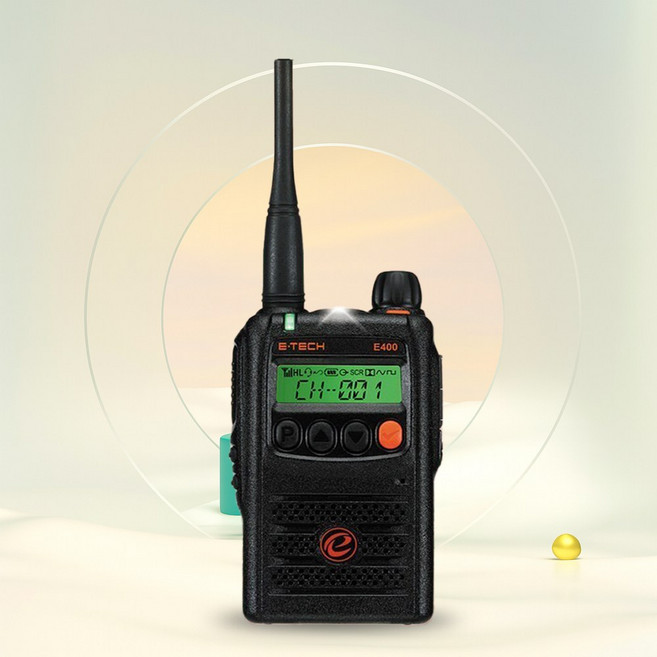 E400 이테크 업무용 무전기 산업용 건설현장, 1개