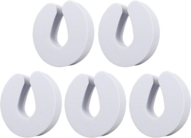 코지메이트 문틈 손끼임 방지 쿠션, 5개, 화이트