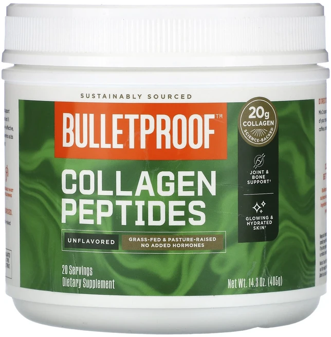BulletProof 콜라겐 펩타이드 무맛 405g(14.3oz), BulletProof콜라겐펩타이드무맛405g143oz, 405g, 1개 - 쿠팡