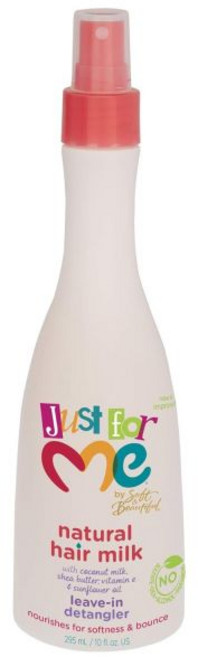저스트 포 미 헤어 밀크 무스프레드 릴리브 인 디탱글러 10온스 (3개 묶음), 295ml