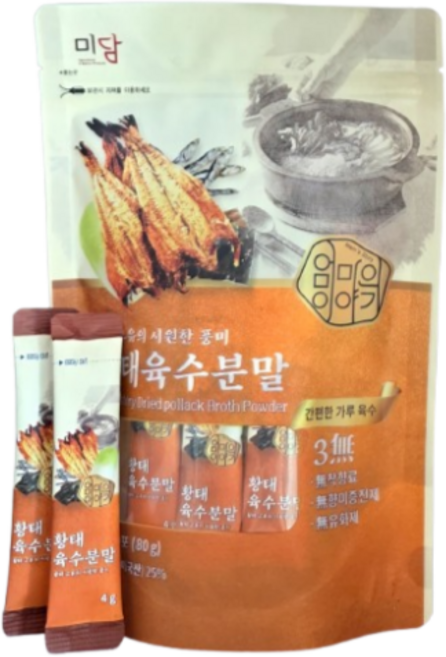 엄마의 이야기 황태육수 분말, 20개, 4g