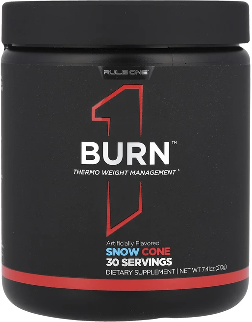 절실히 몸관리가필요한시기 Rule One Proteins Burn™ 써모 체중 관리 스노우 콘 210g(7.41oz) 프리미엄할인상품입니다, RuleOneProteinsBurn써모체중관리스노우콘2, 210g - 쿠팡