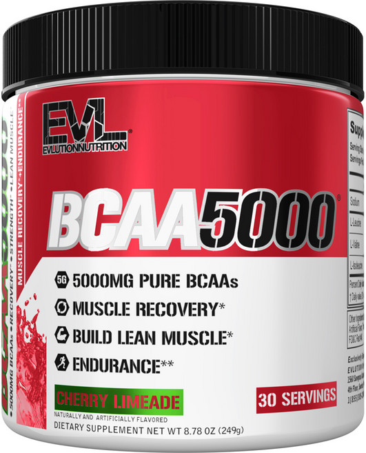 Evlution Nutrition BCAA 5000mg, 1개, 249g