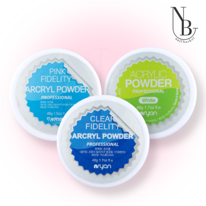 엔리안 아크릴 파우더 48g, 1개, 화이트 48g