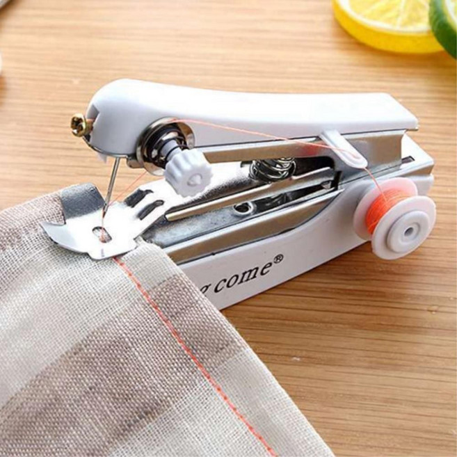 비타리토 휴대용 수동 핸드미싱 미니재봉틀 jus+2085MB