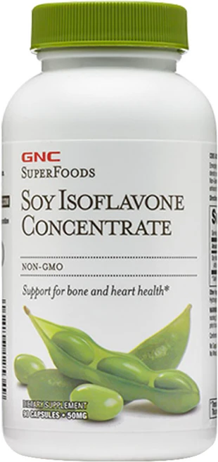 GNC 슈퍼 푸드 소이 이소플라본 컨센트레이트 50mg 캡슐, 90정, 1개 - 쿠팡