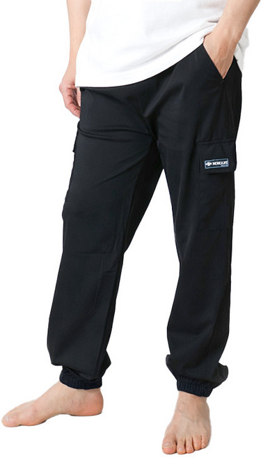 조거 카고 트레이닝 바지 남성용