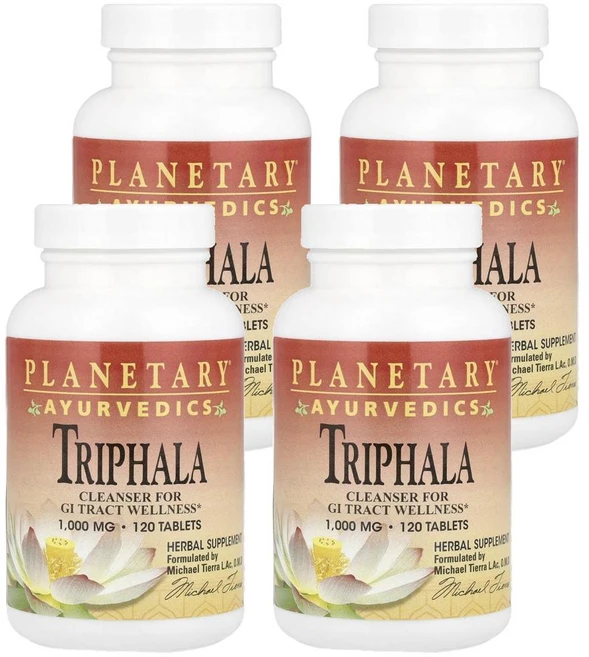 플래네터리 허벌스 아유르베딕 트리팔라 Planetary Herbals Ayurvedics Triphala 120정, 4개 - 쿠팡