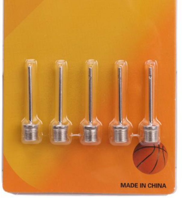 에스미코 농구공 축구공 공기주입기 노즐 바늘핀 5P, 1개, 실버