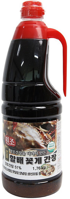 국내산 인천 할배 꽃게간장소스 1.76kg 양조간장을 직접 달여서 만든 게장소스, 1개