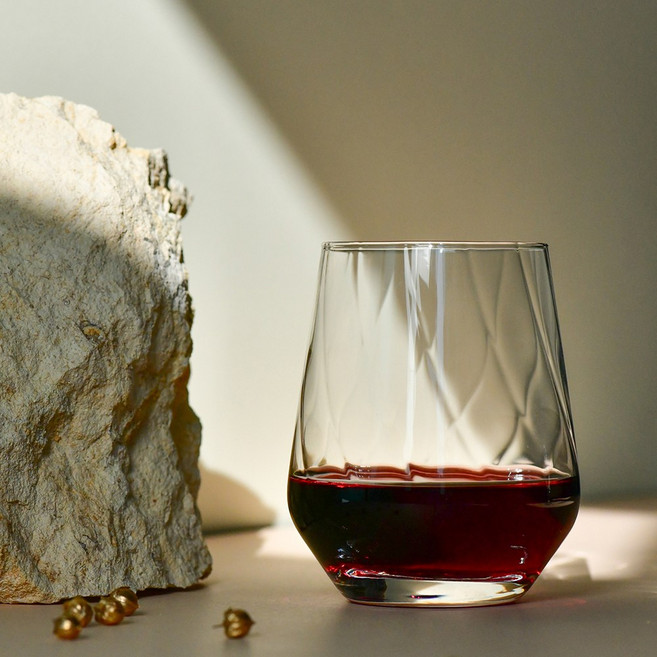 크로스노 위스키잔 스플렌더 루미 400ML 3P 스템리스와인 언더락 양주 꼬냑 크리스탈, 3개