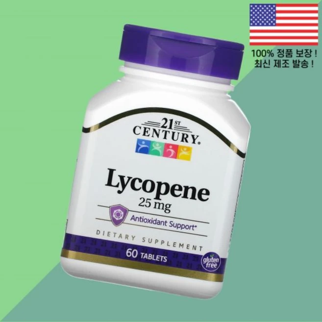 21센츄리 라이코펜 리코펜 25mg 60정 Lycopene 60 Tablets, 1 - 쿠팡