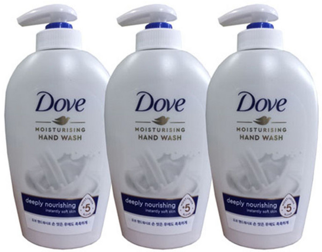 도브 디플리 너리싱핸드워시 250ml - 3개