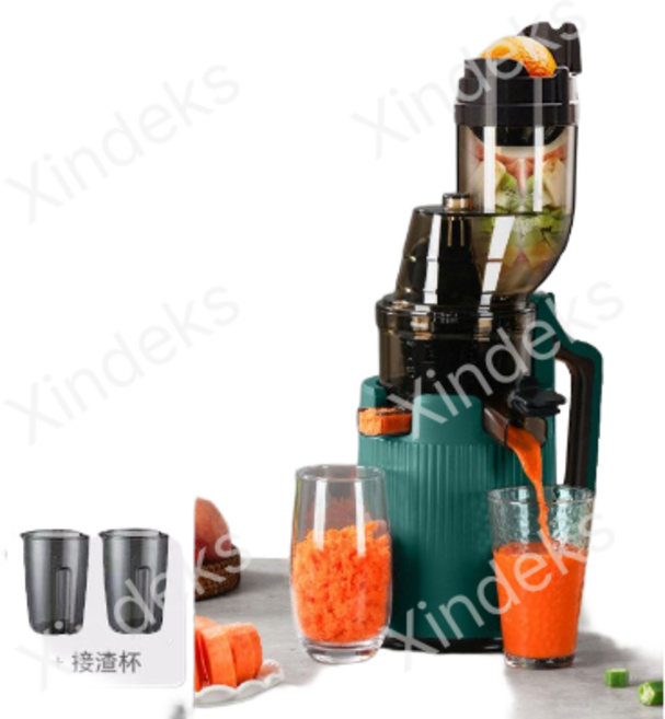 착즙기 자동 과일 야채 올인원 원액기 녹즙기 쥬스믹서기, 녹색, 1