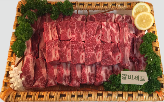 [구례한우] 소고기 갈비 2.4kg 선물세트 청정 한우 소갈비(3kg선택 가능), 3kg, 1세트