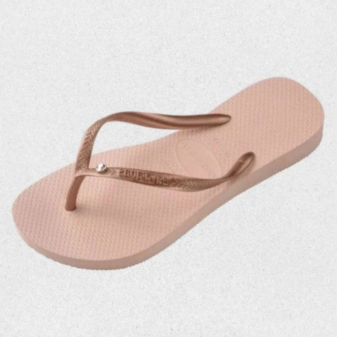 매장정품 하바이아나스 HAVAIANAS 슬림 크리스탈 SW2 플립플랍 Ballet Rose 2034374 1464204