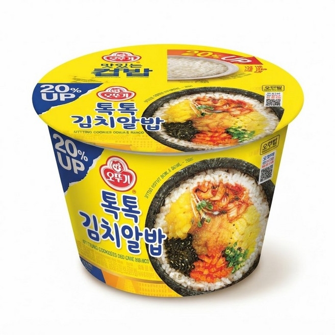 오뚜기 컵밥 톡톡 김치알밥 227g x 6개