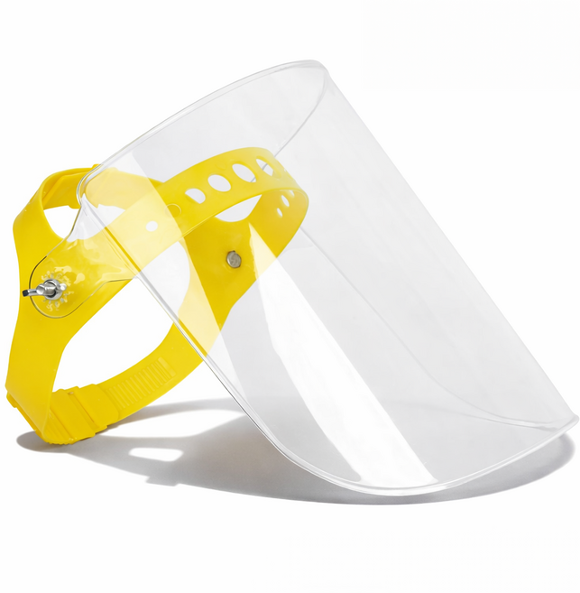 툴릭스 예초기 안면보호구 벌초 자외선 보안면 방호 페이스쉴드, 투명, 1개