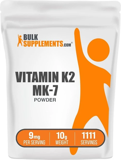 BulkSupplements. com 비타민 K2 파우더 - 비타민 K2 MK-7 메나퀴논 파우더 - 건강을 위한 K2 비타민 보충제 글루텐 프리 1회 제공량당 9mg, BulkSupplements. com 비타민 K2 파우, 1개 - 쿠팡