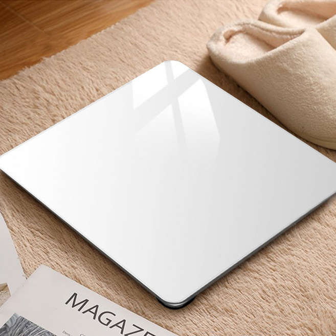 콘티 초슬림 미니 체중계 몸무게 디지털 가정용 화이트, 기본, 그린, 1개