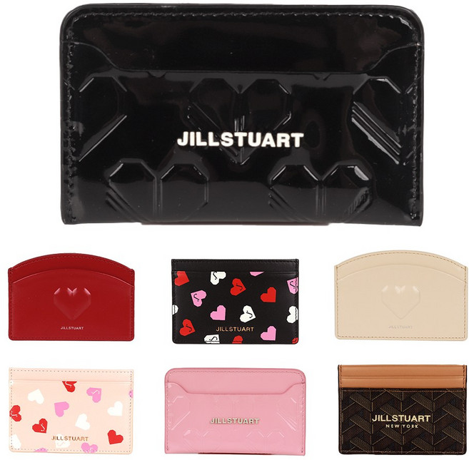 질스튜어트 카드지갑 여성 남성 명품 명함 홀더 카드슬롯 소가죽 지갑