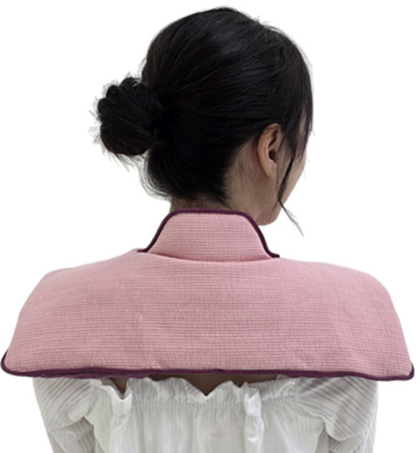 찜질백서 현미 M핏 어깨 목 찜질팩 곡물 온찜질 국내산 핑크, 1개