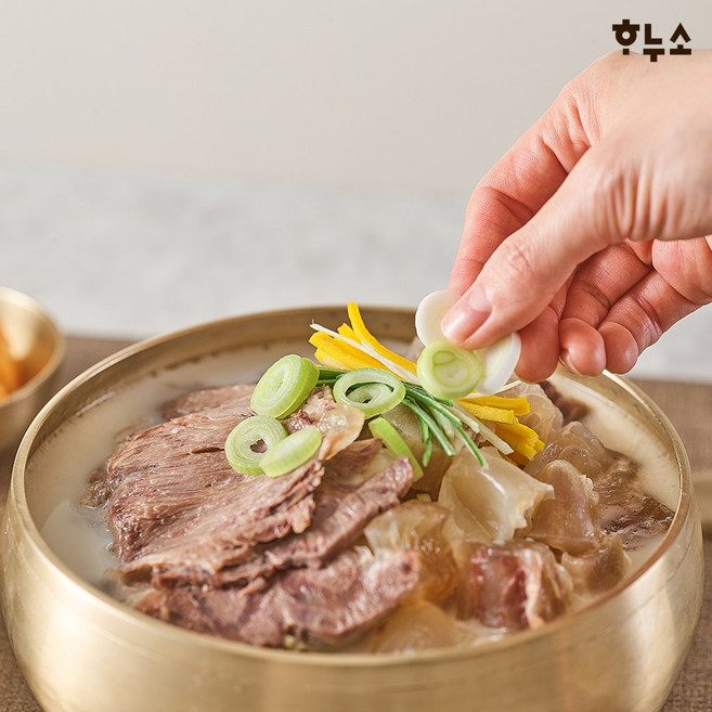 하누소 한우사골 보양곰탕 3팩/ 5팩/ 8팩/ 10팩, 3개, 700g