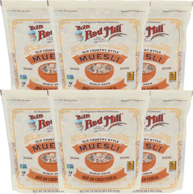 [밥스 레드 밀] 올드 컨트리 스타일 뮤즐리 510 g 6 SET, 510g