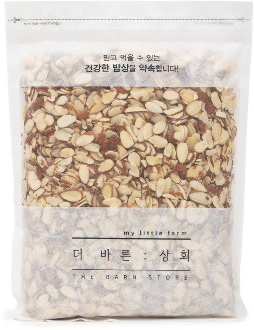 더바른상회 생 아몬드 슬라이스, 1개, 800g