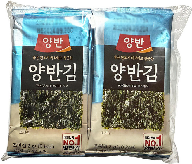 동원 양반김, 2g, 30개