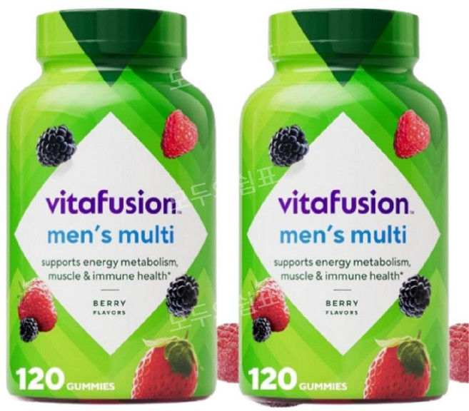 비타퓨전 남성 멀티 종합 비타민 구미 젤리 120정 2개, 240정, 1세트