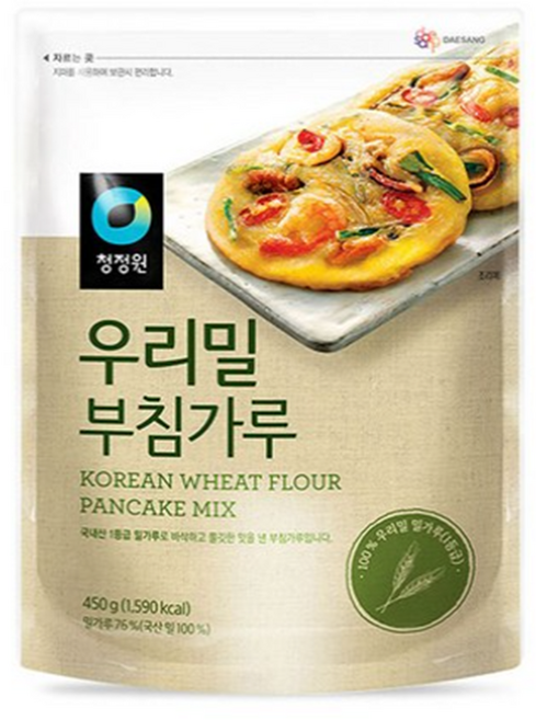 청정원 우리밀 부침가루 450g, 2개