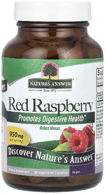 네이처스앤서 레드 라즈베리 Red Raspberry 950mg 베지캡슐 90정, 1개 - 쿠팡