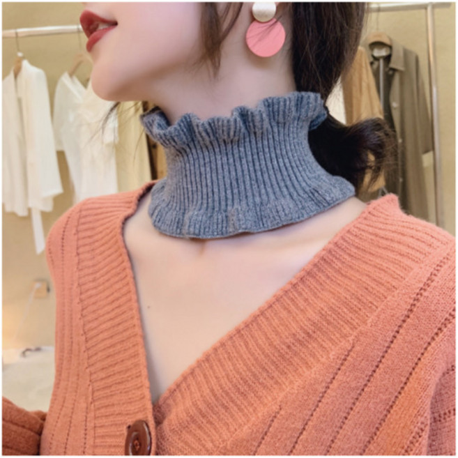 도나토르 겨울 여성 넥워머 페이크 목폴라 터틀넥 목토시