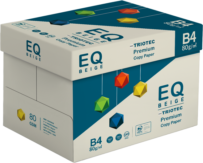 이큐베이지 EQ Beige 80g B4 용지 미색, 2500개