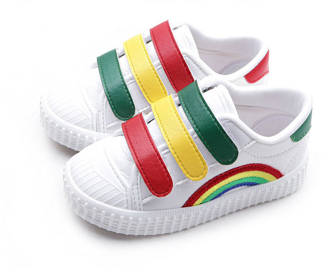 까꿍 유아동용 레인보우 3선 운동화 아동신발