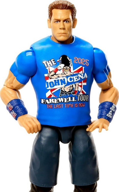 Mattel WWE John Cena 액션 피규어 메인 시리즈 #162 15.2cm(6인치) 수집용 슈퍼스타 14개의 관절형 포인트 및 실물 같은 룩, Mattel WWE John Cena 액션 피규어, 메