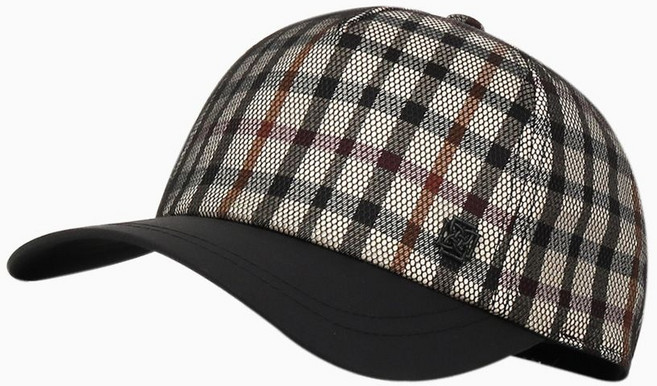 [백화점 홈쇼핑 정품] 닥스 DAKS 남성 DAKS체크 메쉬 배색 5각캡 DK56MPK001