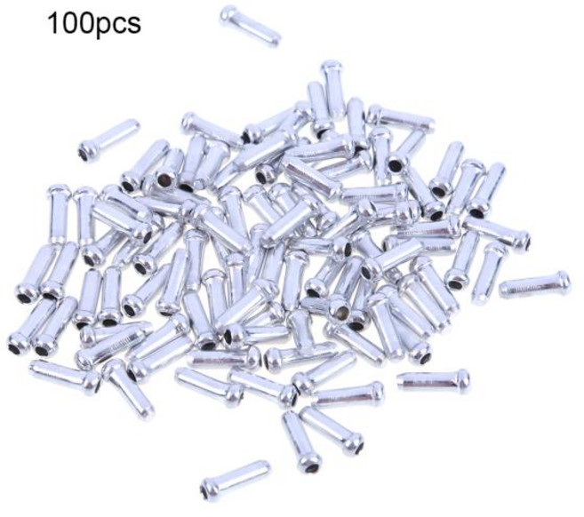 100PCS CRIMPS 경량 브레이크 시프터 내부 사이클링 케이블 보호 부품 커버 변속기, 01 as show