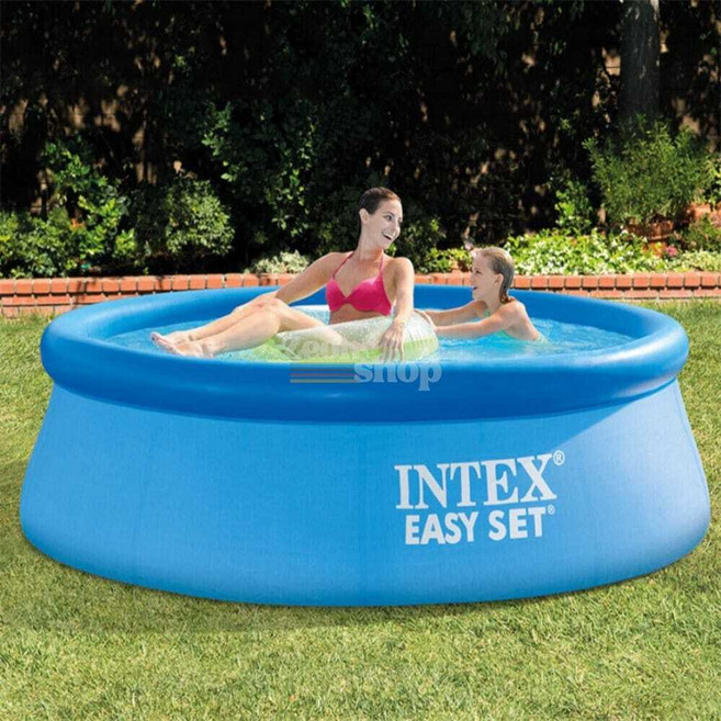 지옹샵 원형 에어풀장 244x76cm 인텍스 아기수영장