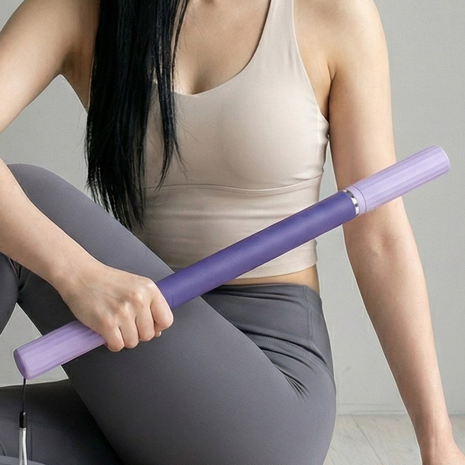 위드핏 릴렉스 마사지 스틱 전신 근막 괄사 마사지, 라벤더 퍼플, 1개